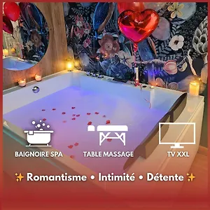  Appartement Suite Passion - Jacuzzi Prive - Table Massage